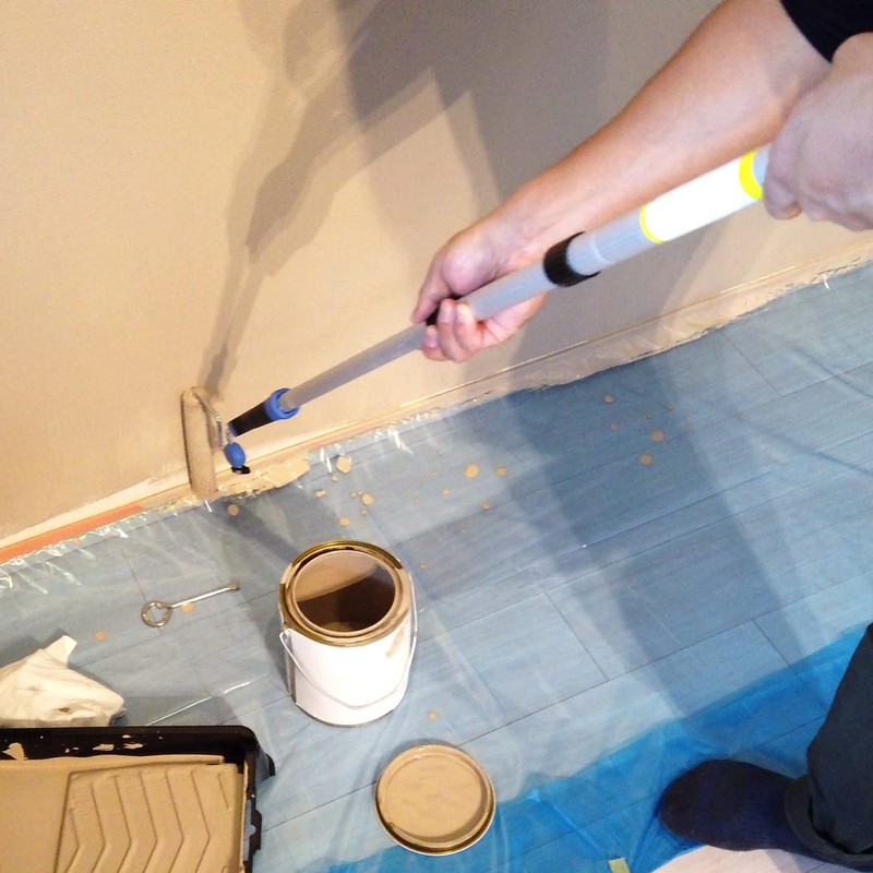 Handy Crown Movable Roller Handle for Painting, Paint Roller Handle,
