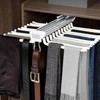 22 Arms Steel Slide Out Pants Rack Closet Pants Hanger