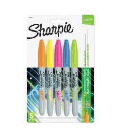 Sharpie Neon Permanent Marker Asst. 5/Pack