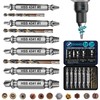 DOAHO 9 PCS Damaged Screw Extractor Set,6 PCS HSS 4341