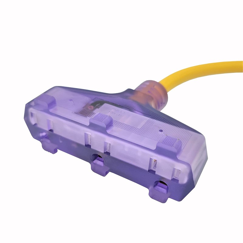Parkworld 885903 Power Adapter Cord NEMA 5-20P Male to (3)