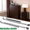 OCG Undermount Drawer Slides 18 inch (6 Pairs), Full Extension