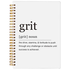 Ecezatik Inspirational Spiral Notebook,Inspirational Journal,Inspirational Journal for Women Men Writing,Grit Spiral Notebook 8.3×5.5 Inch