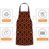 BGBDEIA Carpet Pattern Apron for Women Men, Adjustable Apron Cooking
