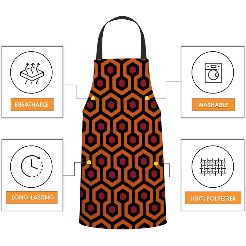 BGBDEIA Carpet Pattern Apron for Women Men, Adjustable Apron Cooking