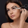 1 Piece Eyebrow Trimmer Eyebrow Scissors with Comb for Eyebrow
