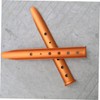 KOMBIUDA 6pcs U-Shaped Aluminum Tent Stakes for Snow and Beach