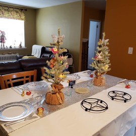 TCBESTO Silver Sequin Table Runner 12" x 108" Pack of 6 Metallic Sparkle Table Runner Glitter Table Linen Runner for Baby Shower Wedding Christmas Birthday Party