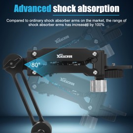 Osmo Pocket 3 Car Mount，4-Inch Vacuum Suction Cup, Double Spring and Hydraulic Damping，Car Camera Mountfor DJI Osmo Pocket 3/for Gopro Hero13/For Insta360 X4, with Storage Bag