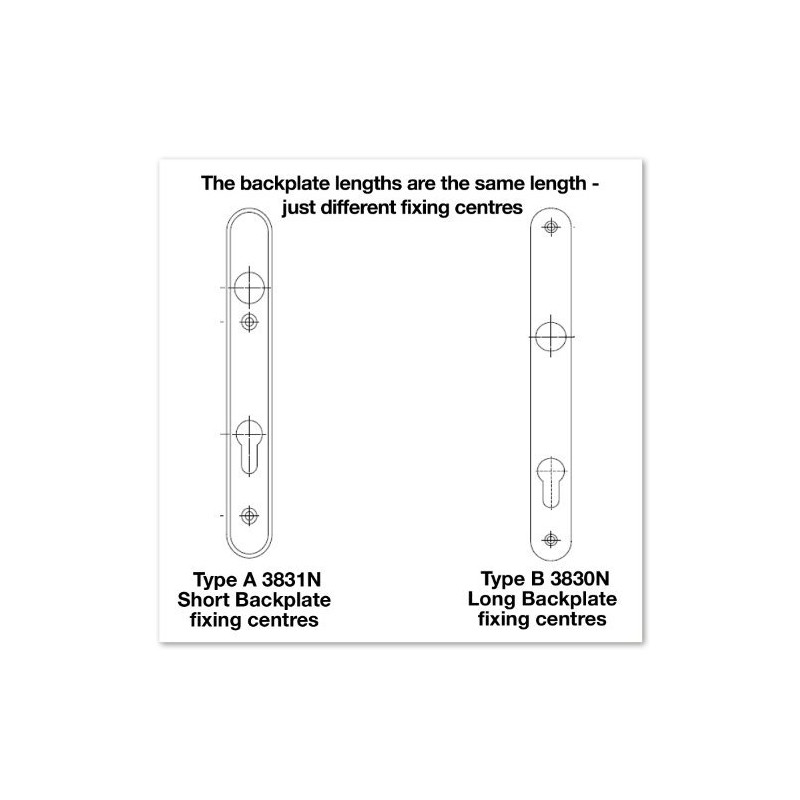 Hoppe Gold 'Birmingham' Pair Handle 92PZ or 92mm Sprung Lever