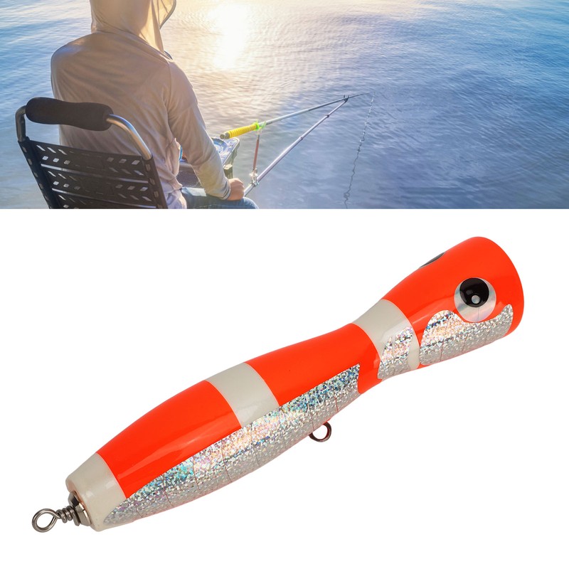 Fishing Lure Top Water Hard Bait Linden Reflective Sea Fishing
