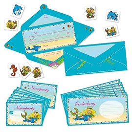 Lutz Mauder Lutz mauder23005 Mermaid Einladung Karte Set