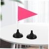 LALAFINA 120pcs Desk Flag Holder Base Compact Flag Stands for