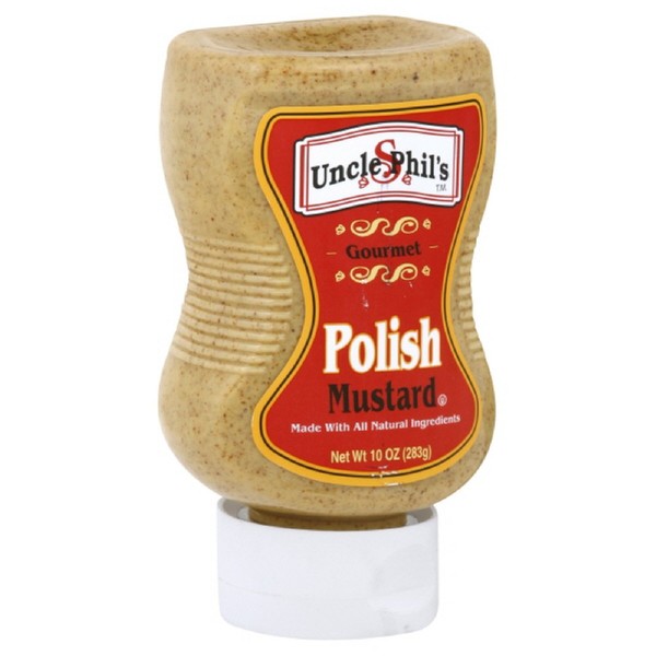 Uncle Phil's Polish Mustard, 10-Ounce (Pack of 6)