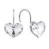 Gracelife Set of 12 Heart Shape Clear Crystal Shower Curtain