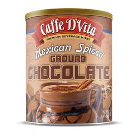 Caffe D’Vita Mexican Spiced Ground Chocolate 1 lb. can (16 oz.)