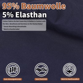 YANIKY Men's Women's Slouch Beanie Hat Cotton Thin Lightweight Soft Chemo Hat Windproof Jersey Long Beanie for All Seasons, blue