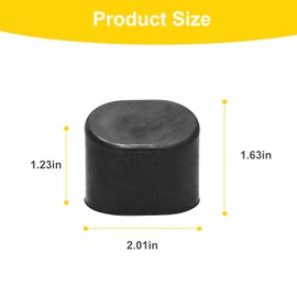 N074647 Miter Saw Stand Feet Replacement for Dewalt DWX Series - Rubber Foot Pads Compatible with DWX723, DWX724, DWX725, DWX725B Heavy Duty Work Stands - Non-Slip Leg Boots Accessories(4 Pcs)