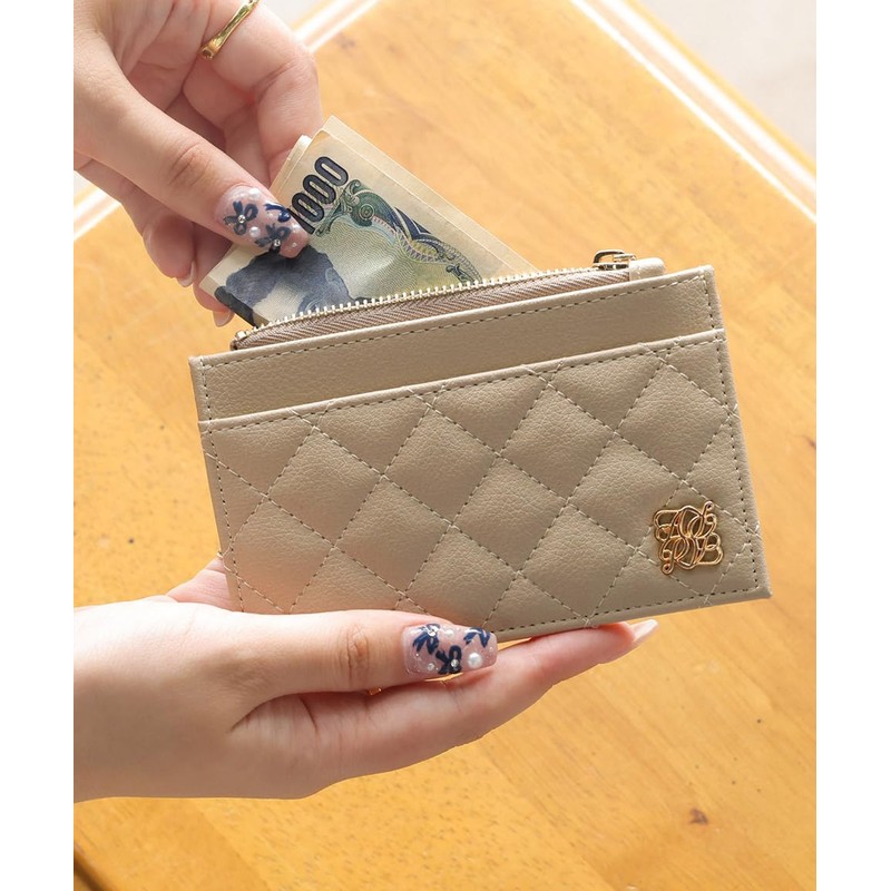 Altrose Luna Fragment Case, IC Card, Quilted Pass Case, Card