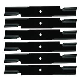 6-Pack. 5208425 Replacement Deck Blade – Longer Air Lift – 21" x 2-1/2", 5/8" Center Hole – Mower Blade Fits Bad Boy 61" Zero-Turn Lawn Mowers
