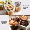 200 pezzi di pirottini di carta per muffin Tulipani