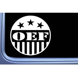 EZ-STIK OEF Operation Enduring Freedom Veteran Decal Sticker OS 418 6 inch