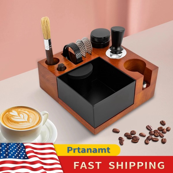 COMPATIBLE WITH MOST BRANDS 8 In 1 Espresso Knock Box