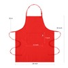 Zihuatailer Red Cooking Aprons for Women | Red Kitchen Aprons