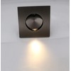 LUMINTURS 3W LED Wall Recessed Step Stair Lighting Bedside Reading