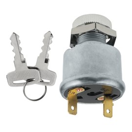 Golf Cart Key Switch for EZGO Electric Golf Cart 17421G1, 2 Terminal Prongs Ignition Switch and Key