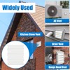 Dryer Exhaust Vent Cover Panel Replacements for 4 inch Outdoor