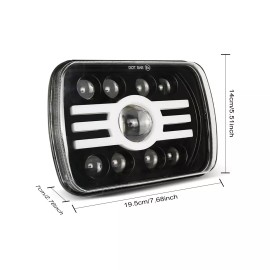 CHUSYYRAY for Toyota Pickup 1982-1995 Hardbody Truck Pair 5x7" 7x6inch Led Headlights H4