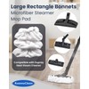RuannoClean Steam Cleaner Accessories, Large Bonnets Rectangle Compatible with Dupray
