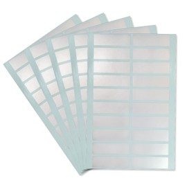 [Tamper-tampering Prevention] Security Seal, Matte, Silver, Japanese, Seal, Tamper-Proof Sticker, 2.0 x 0.6 inches (50 x 15 mm), 100 Sheets