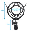 SUNMON AT2020 Mic Shock Mount and Foam Windscreen For Audio