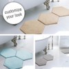 MICRODRY Quick Dry Modular Bath Mat for Bathroom, Memory Foam