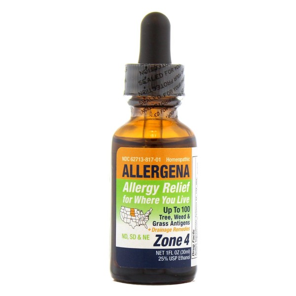 Allergena - Allergy Relief Drops Zone 4 - 1 oz.