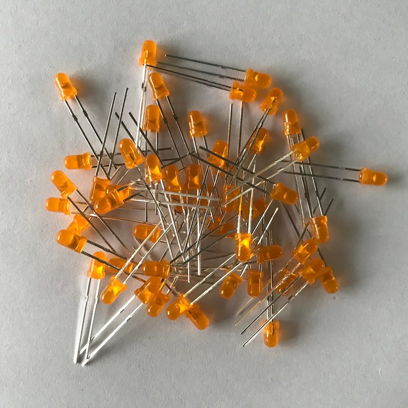 3mm LED Diodes 120pcs Light Emitting Diode Orange LED for