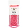 India Tree Hot Pink Sparkling Sugar, 7.5 oz (Pack of