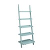 Convenience Concepts American Heritage Bookshelf Ladder, Sea Foam