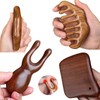 MIUPOO Wooden Gua Sha Manual Massage Board Kits, Face Scalp