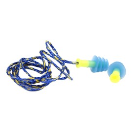 Perfeclan -Ear Plugs Reusable with Cord Comfortable Noise Cancelling Soft Ear Plugs for Sleeping Concerts Work Noisy Places