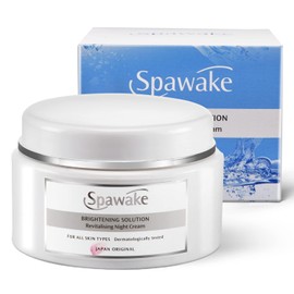 Spawake Brightening Night Cream for face with Vitamin C and B3, for all skin types, 50g