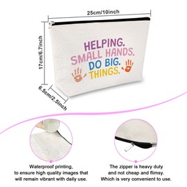 Sfodiary Occupational Therapist Gifts Makeup Bag Physical Therapist Appreciation Gifts for Women Occupational Therapy Cosmetic Bag Graduation Birthday for Women Friends Zipper Travel Toiletry Pouch