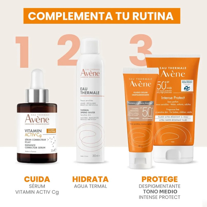 Avène Protector Solar Facial Fluido Mat Perfect Aclarante FPS 70