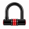 Combination U-Lock with Keyless Combination – Zinc Alloy Extended Shackle