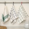sourcing map 6 Pcs Tea Towel Clips with Cotton Loop