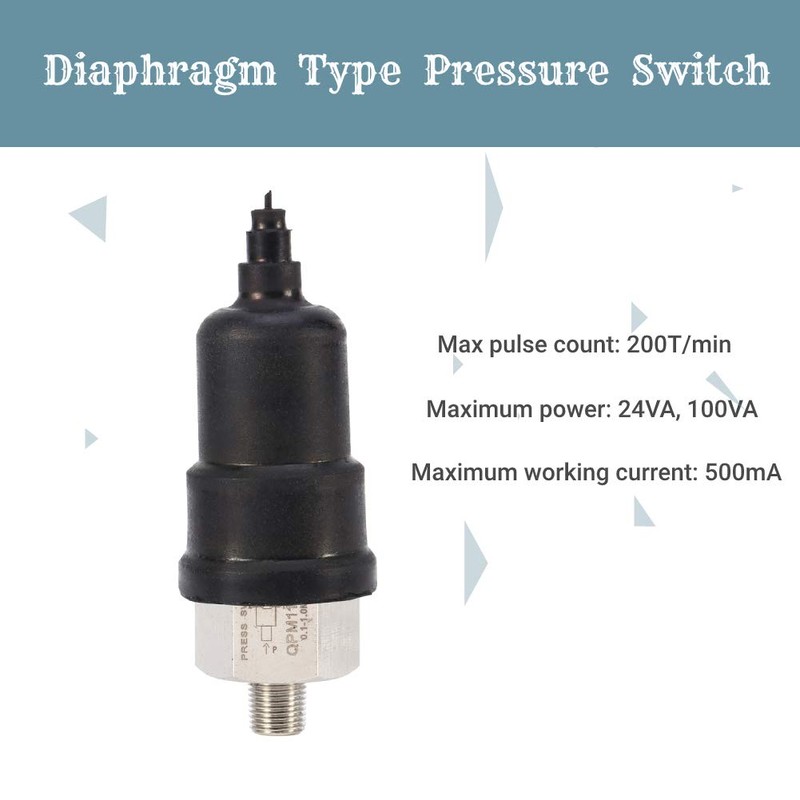 QPM11-NC Pressure Switch Air, 1/8 Inch 220 V / 48