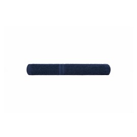 Brentfords Super Absorbent Flannel - 100% Cotton Bathroom Hand Towels - Premium Quality & Quick Drying - 50 x 80cm – Luxury Single Set – Navy Blue