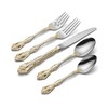 Oneida F100005A Golden Michelangelo 5 Piece Fine Flatware Set, Service